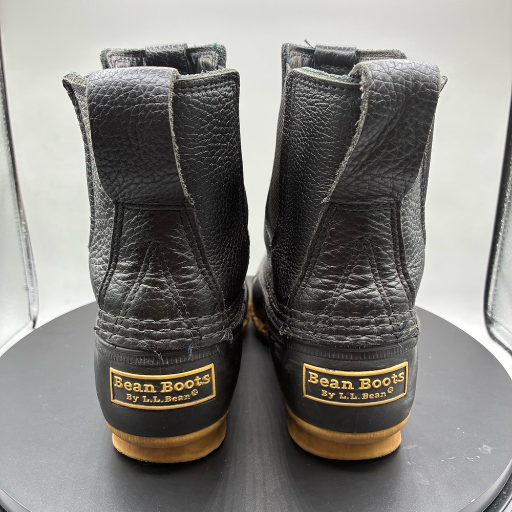 L.L. Bean Bean Boots 6.5” Chelsea Women’s 7 M Black Made In USA - Picture 4 of 8